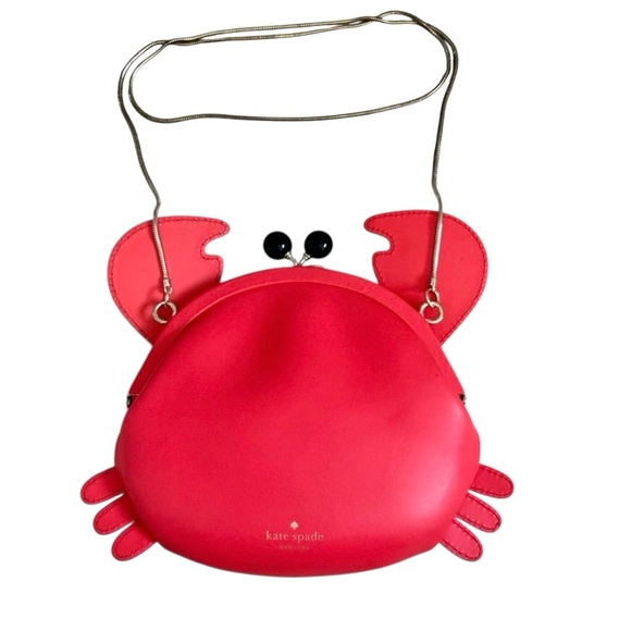 KATE SPADE MAKE A SPLASH GERANIUM CRAB CROSSBODY - Picture 10 of 11
